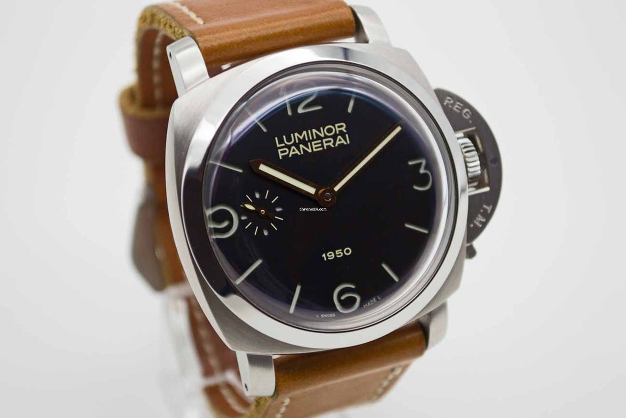 IMG_9081 Panerai Special Editions Mens watch Unisex Manual winding Steel PAM 00127 Replica 6