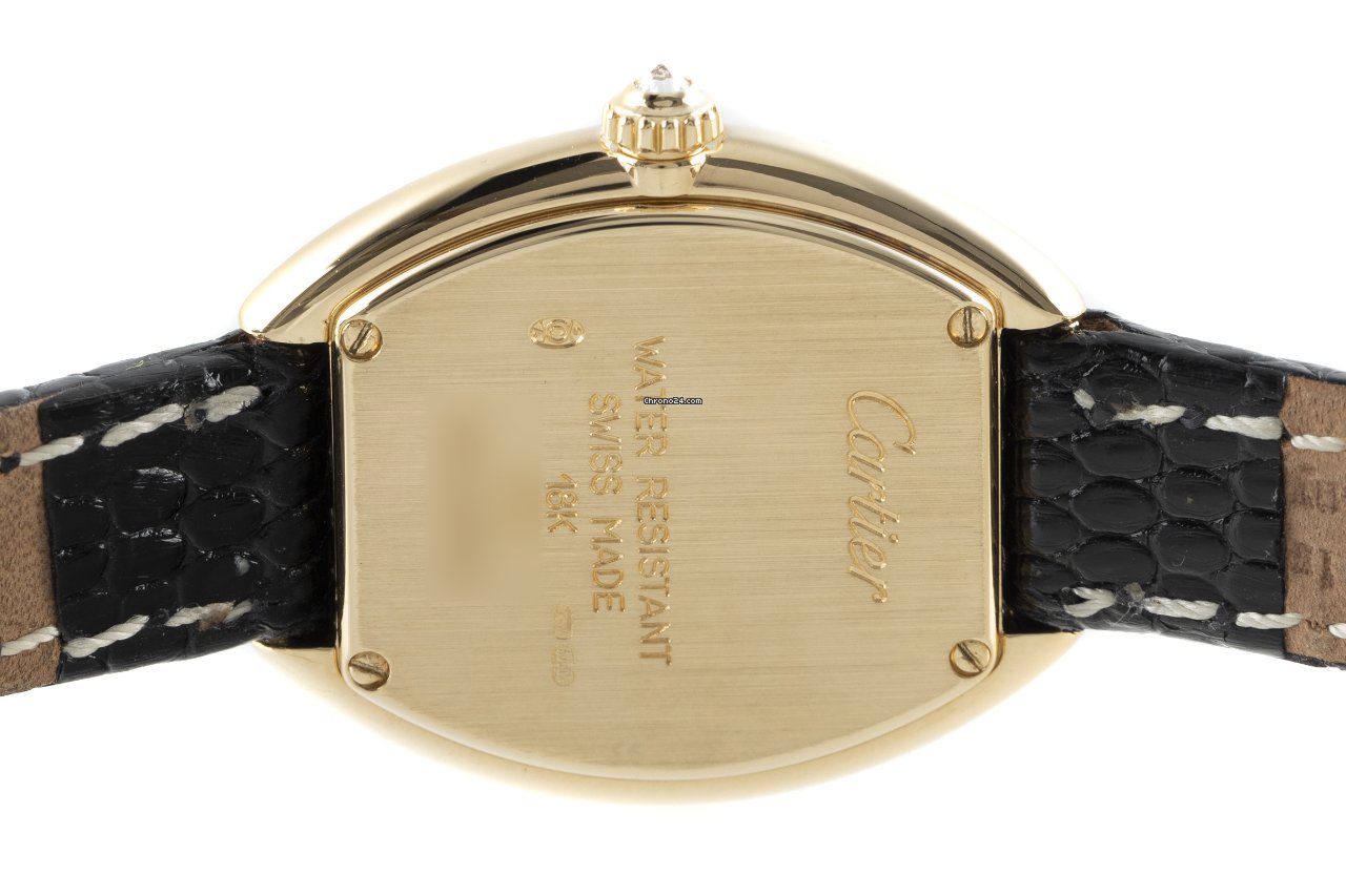 IMG_9081 Cartier Tortue Womens watch Quartz Yellow gold 1945 Replica 6