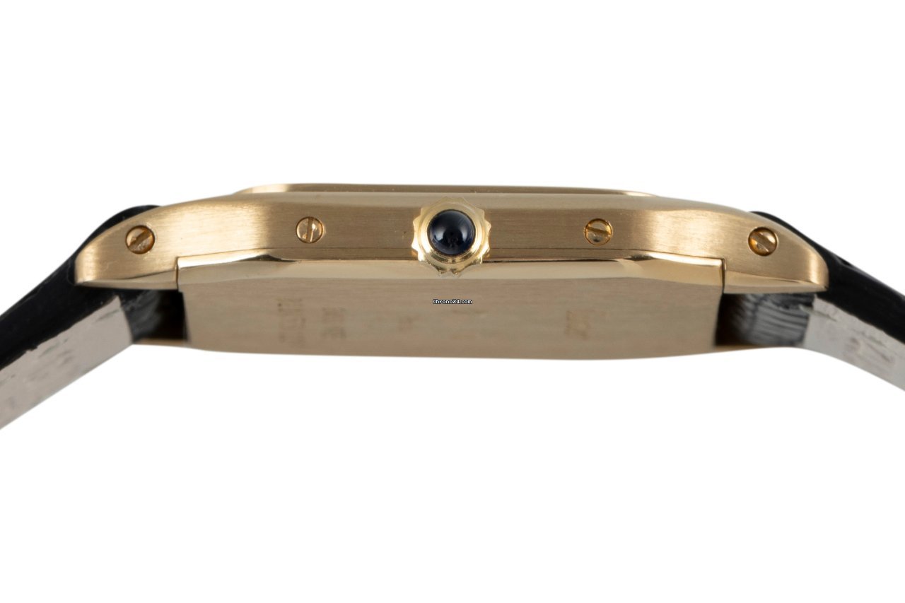 Cartier Santos Dumont Womens watch Manual winding Yellow gold 8210 Replica 6