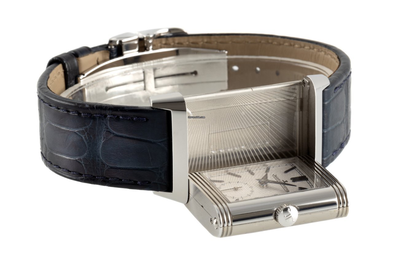 Jaeger-LeCoultre Reverso Duoface Mens watch Unisex Manual winding Steel 213.8.D4 Replica 6