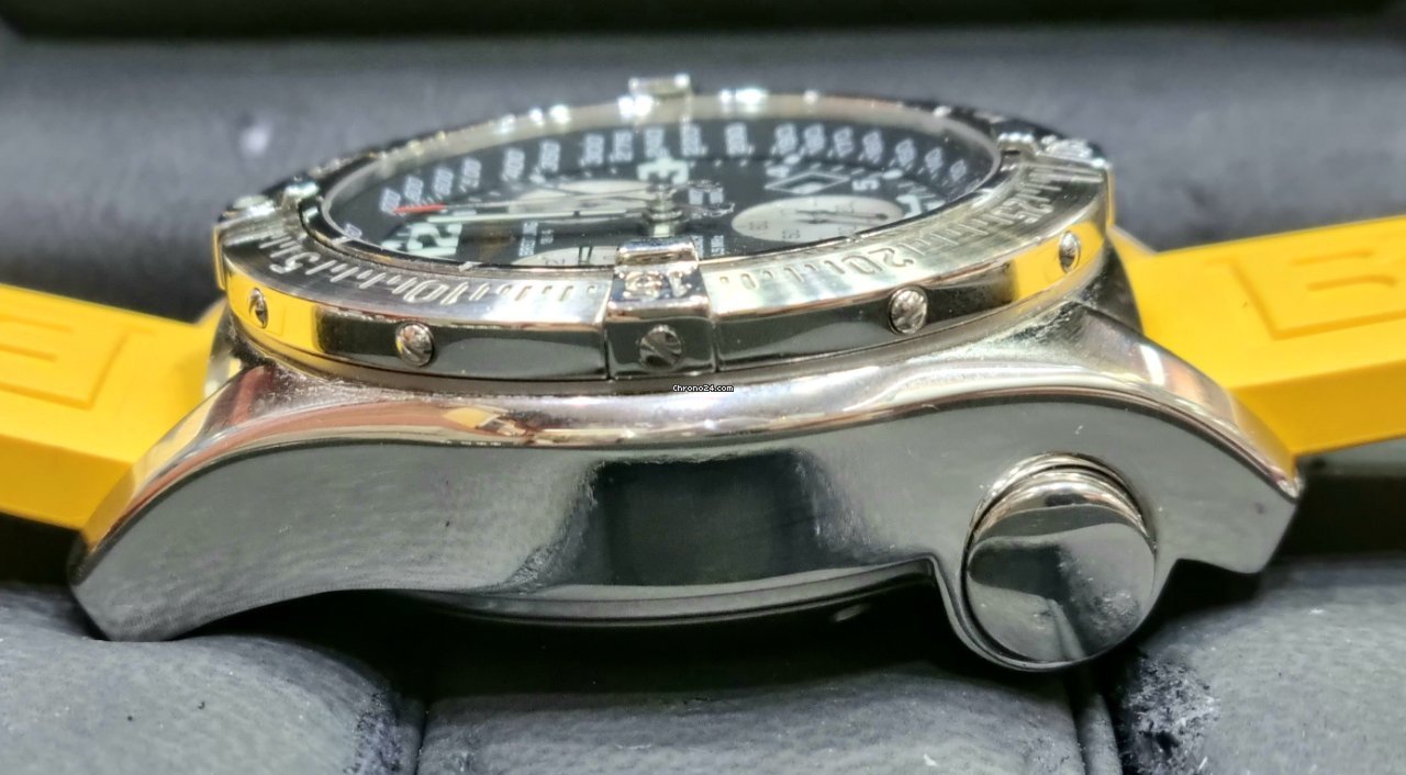 IMG_9081 Breitling Emergency Mens watch Unisex Quartz Steel A73321 Replica 6