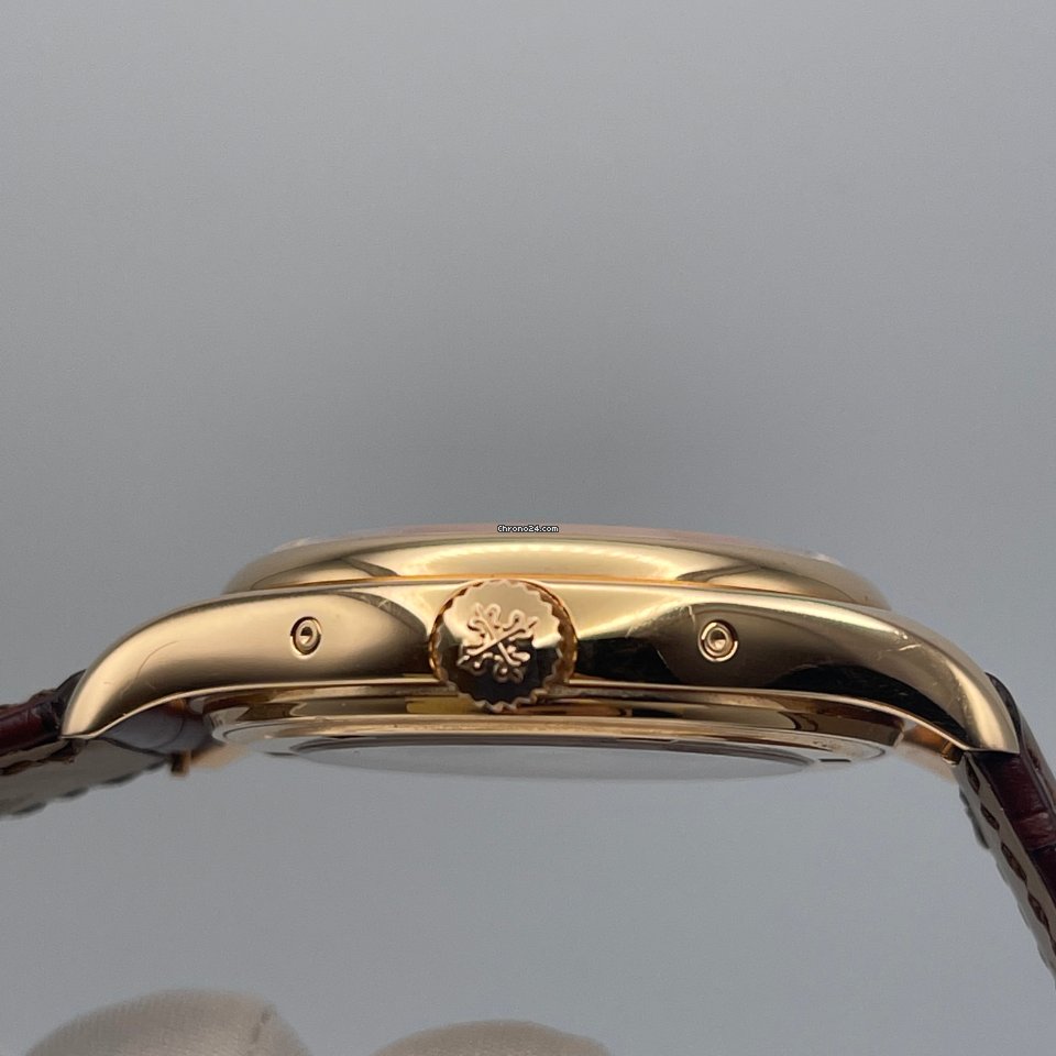 IMG_9081 Patek Philippe Annual Calendar Mens watch Unisex Automatic Rose gold 5146R-001 Replica 6