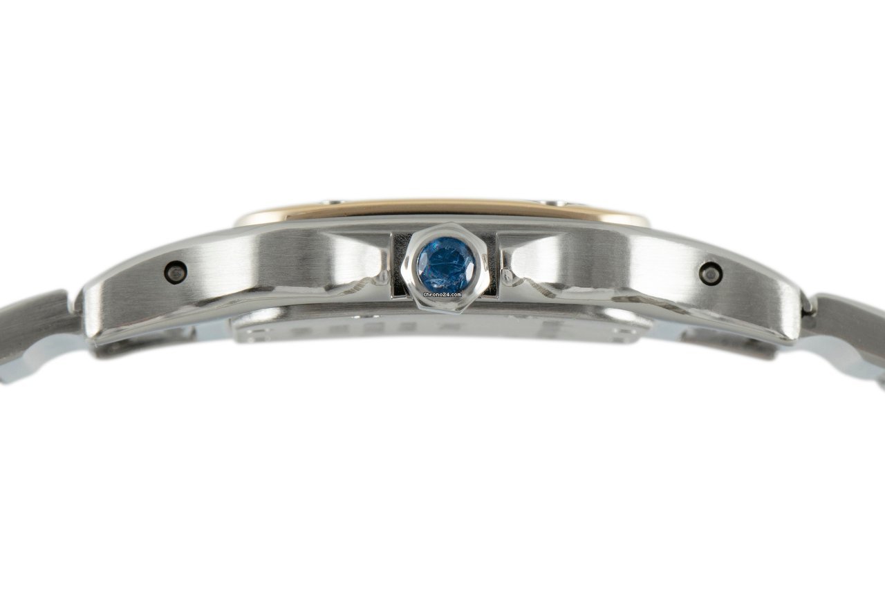 Cartier Santos Womens watch Quartz Gold Steel 166930 Replica 6
