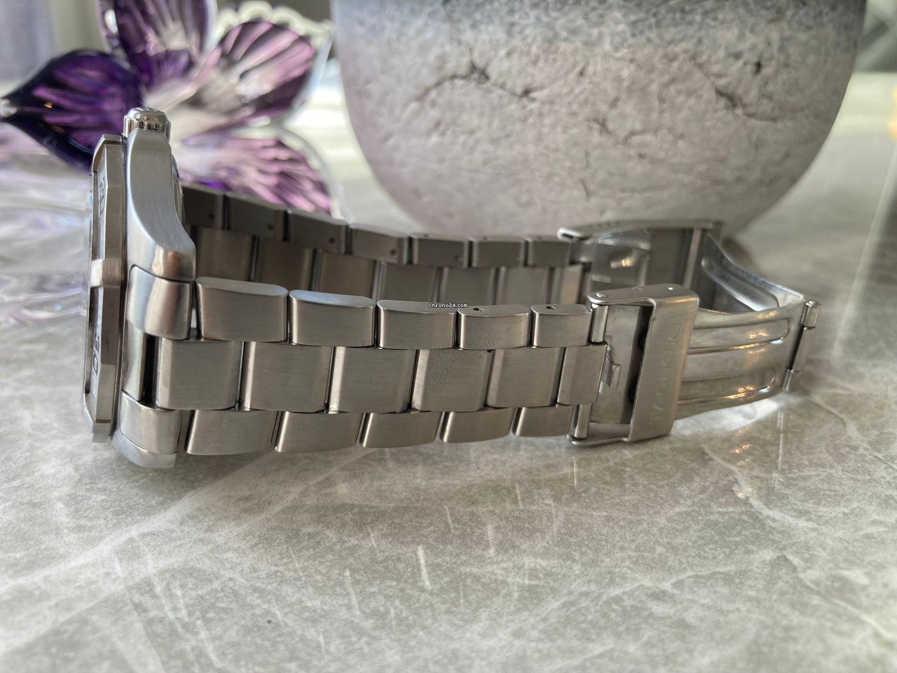IMG_9081 TAG Heuer Aquaracer 300M Mens watch Unisex Quartz Steel WAF1110 Replica 6