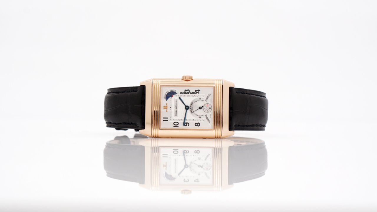 IMG_9081 Jaeger-LeCoultre Reverso Mens watch Unisex Manual winding Rose gold 270.2.55 Replica 6