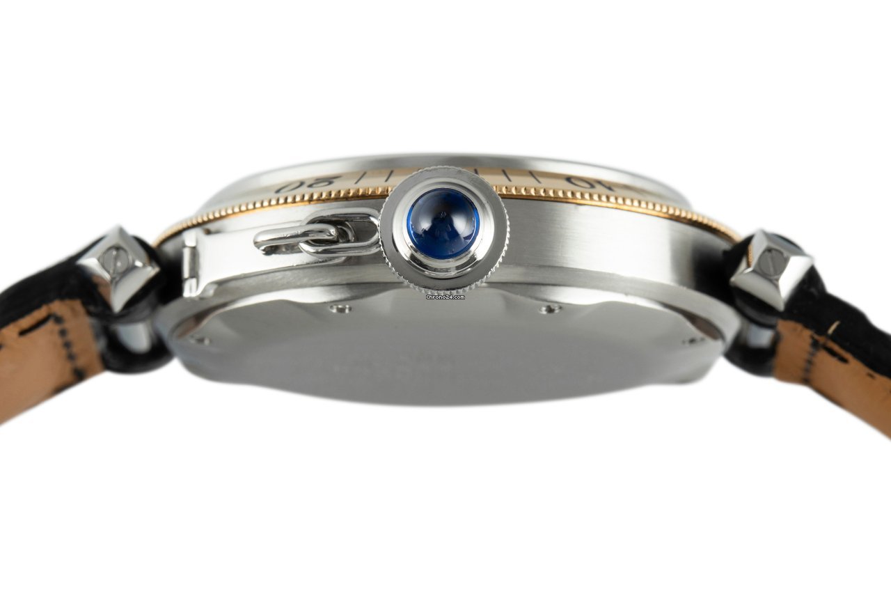 IMG_9081 Cartier Pasha Mens watch Unisex Automatic Gold Steel 1033 Replica 6