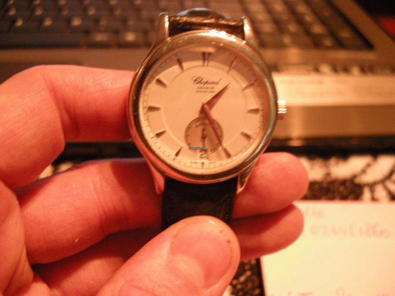 IMG_9081 Chopard L.U.C Mens watch Unisex Automatic White gold 161860 Replica 6