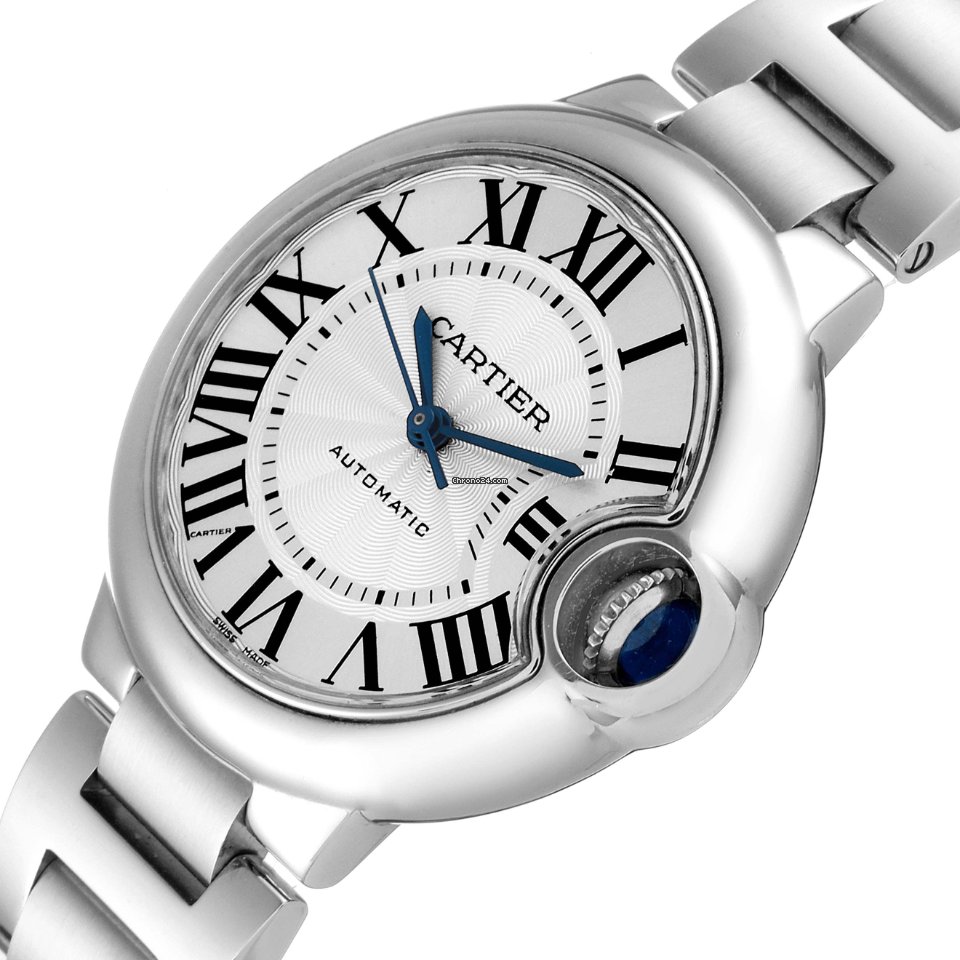 IMG_9081 Cartier Ballon Bleu 33mm Womens watch Automatic Steel W6920071 Replica 6
