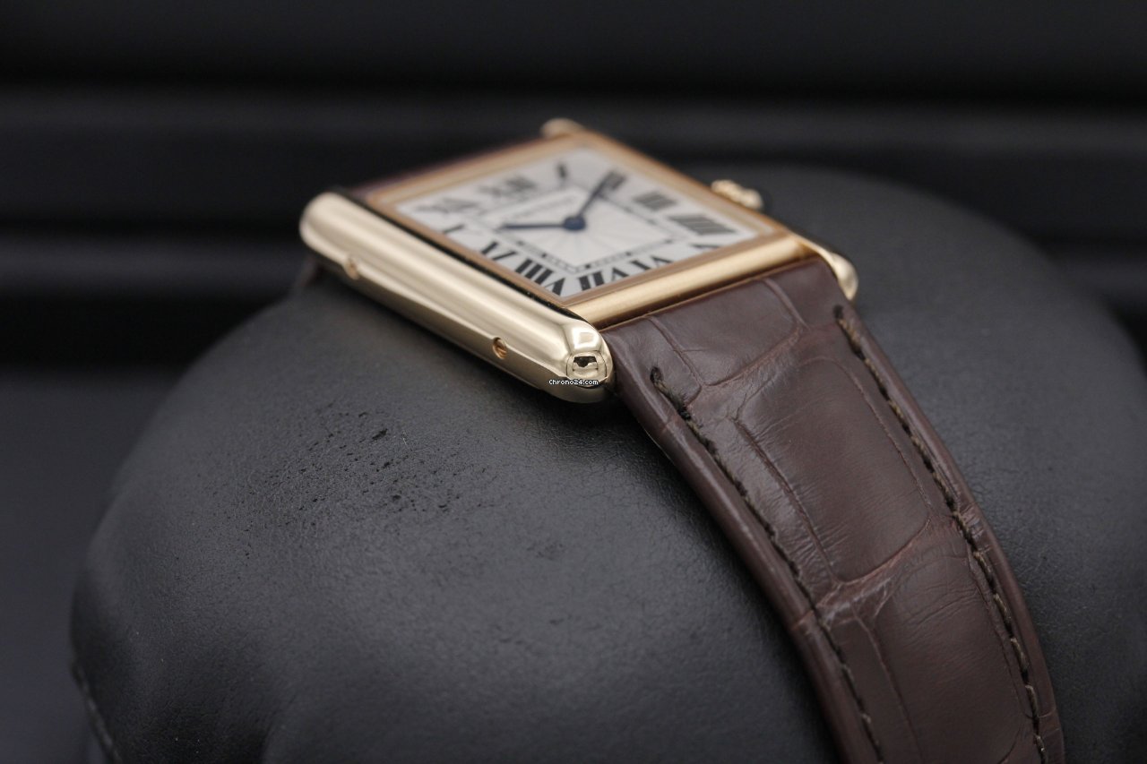 IMG_9081 Cartier Tank Louis Cartier Rose gold WGTA001 Replica 6