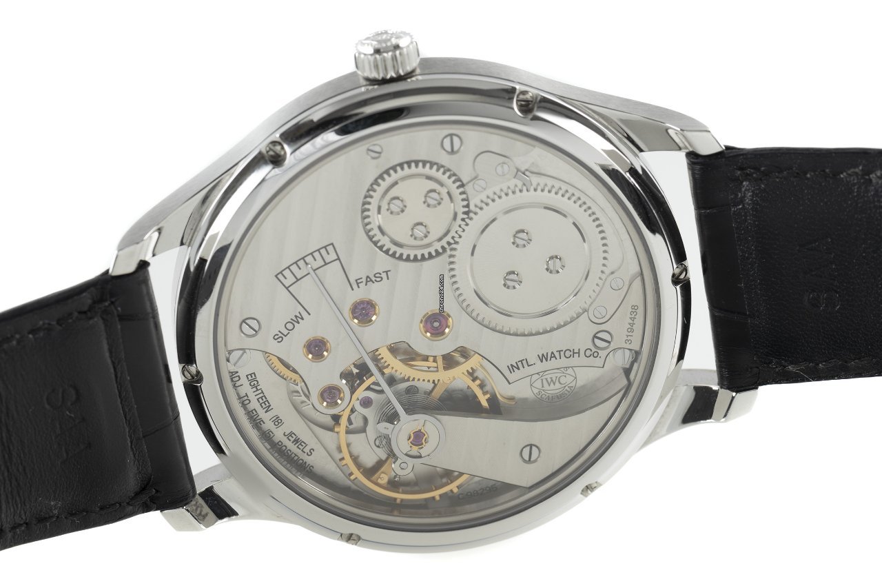 IMG_9081 IWC Portuguese Hand-Wound Mens watch Unisex Manual winding Steel IW545405 Replica 6