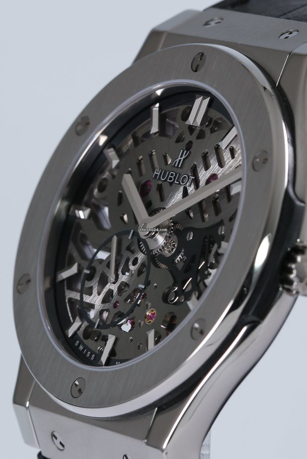 IMG_9081 Hublot Classic Fusion Ultra-Thin Mens watch Unisex Manual winding Titanium 515.NX.0170.LR Replica 6