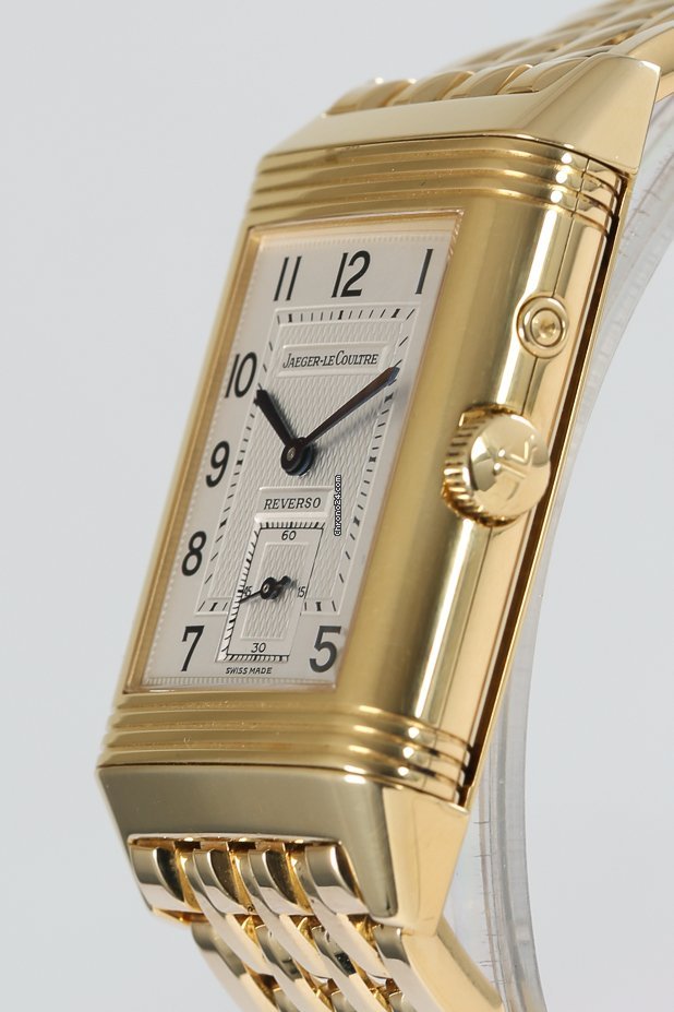 IMG_9081 Jaeger-LeCoultre Reverso Duoface Mens watch Unisex Manual winding Yellow gold 270.1.54 Replica 6