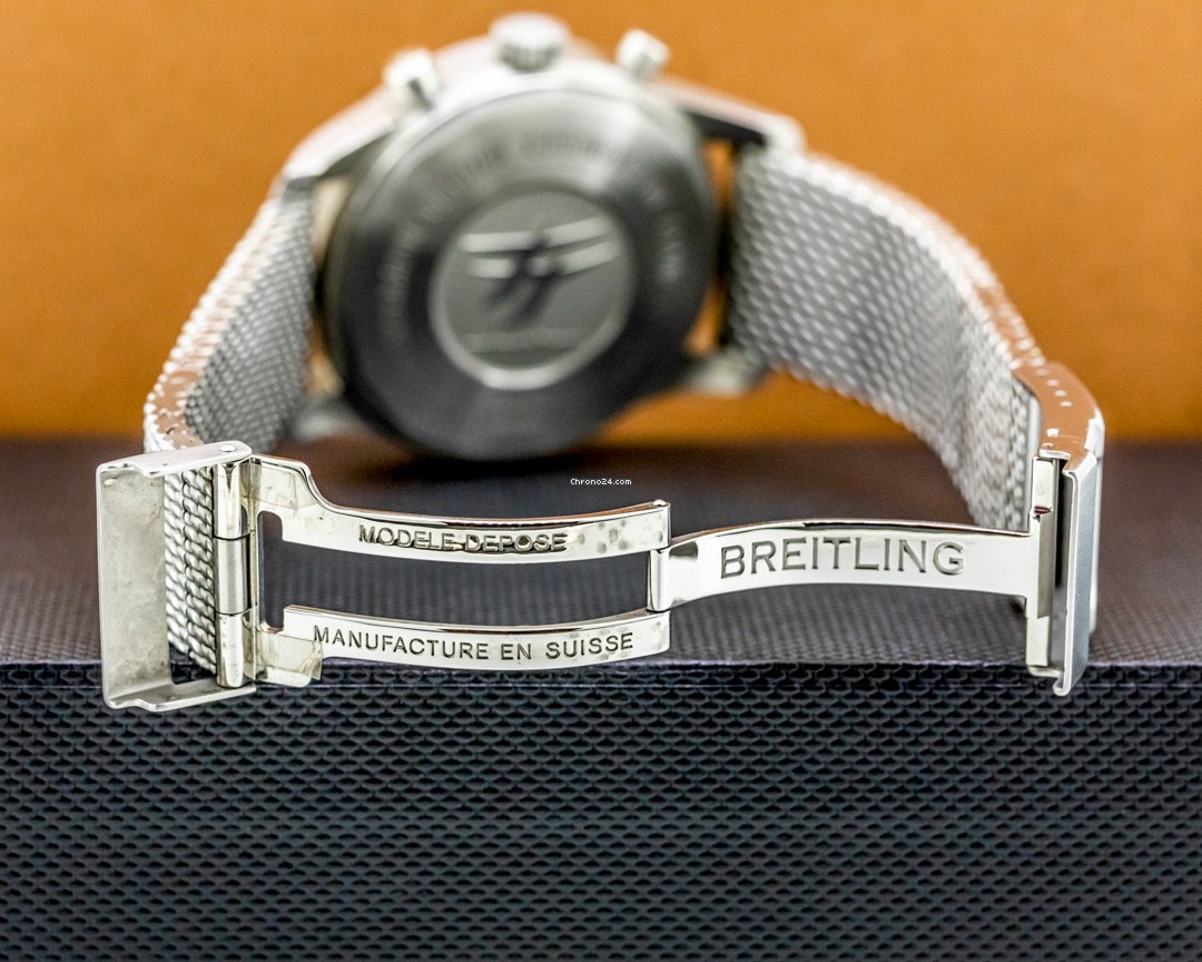 Breitling Transocean Unitime Pilot Mens watch Unisex Automatic Steel AB0510U9 C879 Replica 6