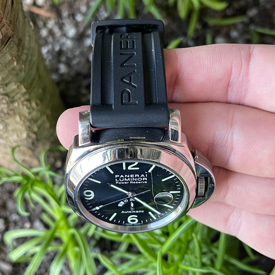 IMG_9081 Panerai Luminor Power Reserve Mens watch Unisex Automatic Steel PAM 00027 Replica 6