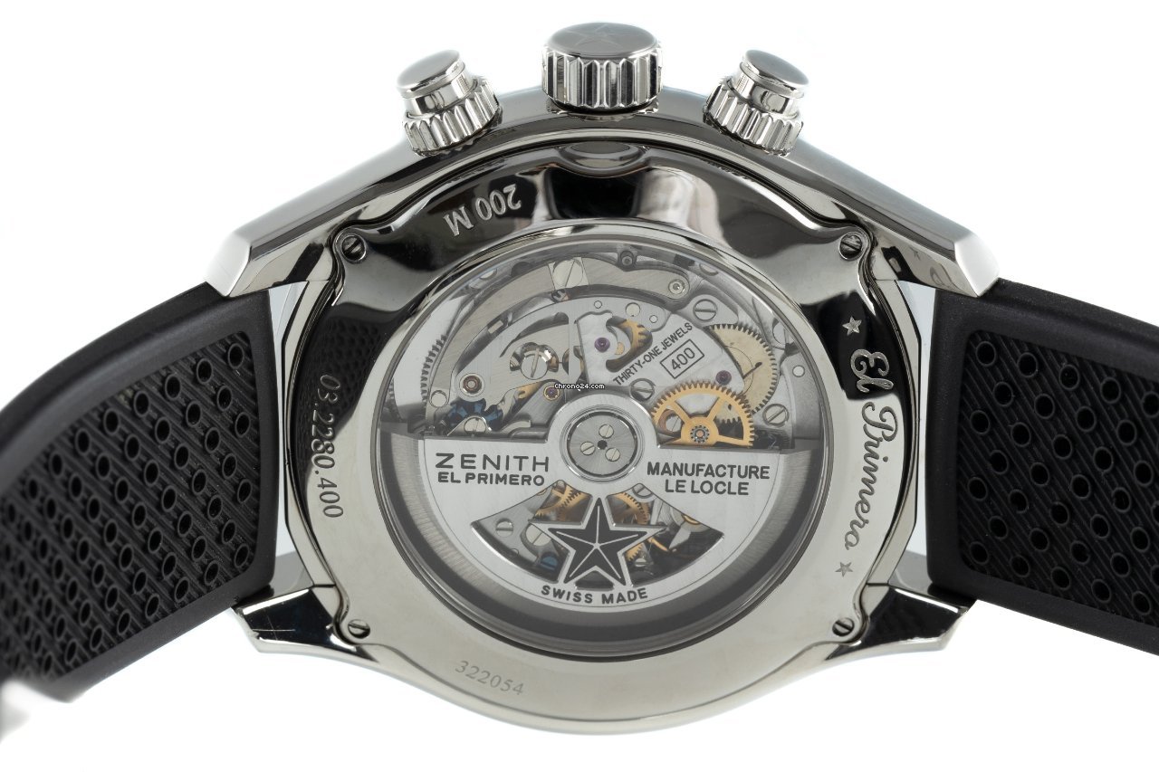 IMG_9081 Zenith El Primero Sport Mens watch Unisex Automatic Steel 3.2280.400 Replica 6