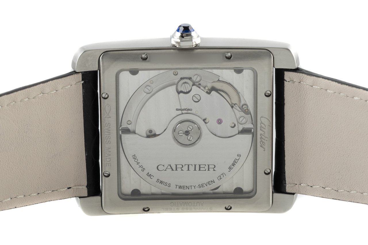 IMG_9081 Cartier Tank MC Mens watch Unisex Automatic Steel 3589 Replica 6