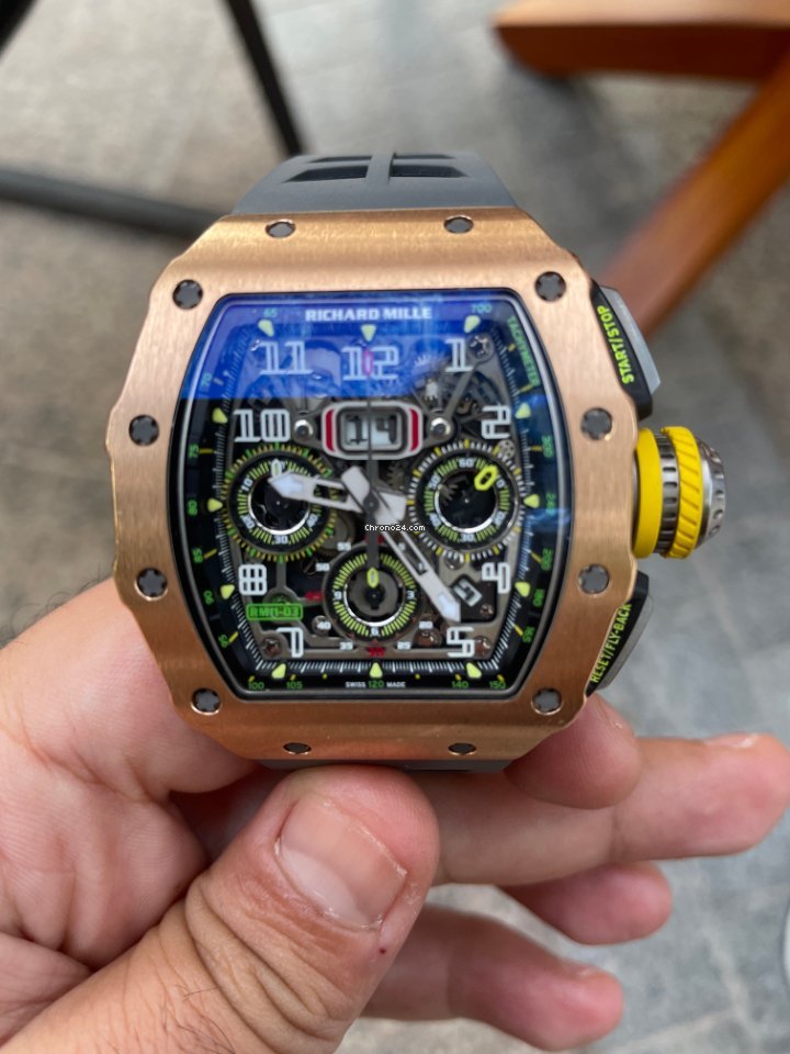 Richard Mille RM 011 Mens watch Unisex Automatic Mon-00636 Replica 6