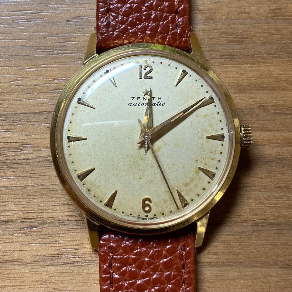Zenith Automatic Yellow gold 133.8 Replica 6
