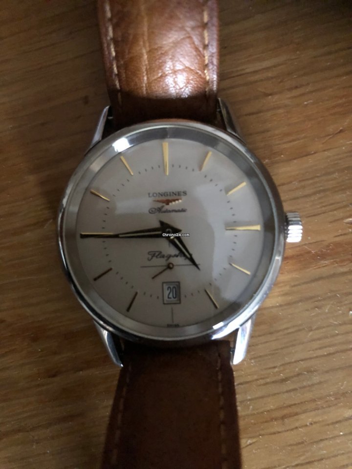 IMG_9081 Longines Flagship Heritage Mens watch Unisex Automatic Steel L4.795.4.78.2 Replica 6