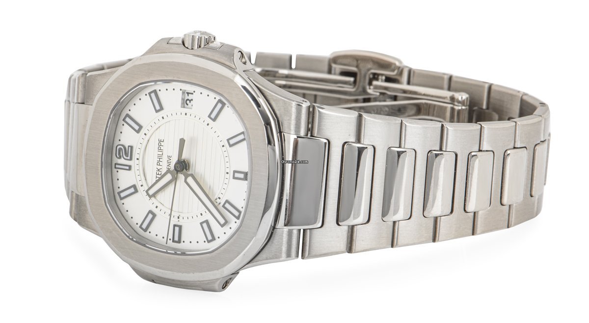 IMG_9081 Patek Philippe Nautilus Womens watch Quartz White gold 7011 1G-001 Replica 6