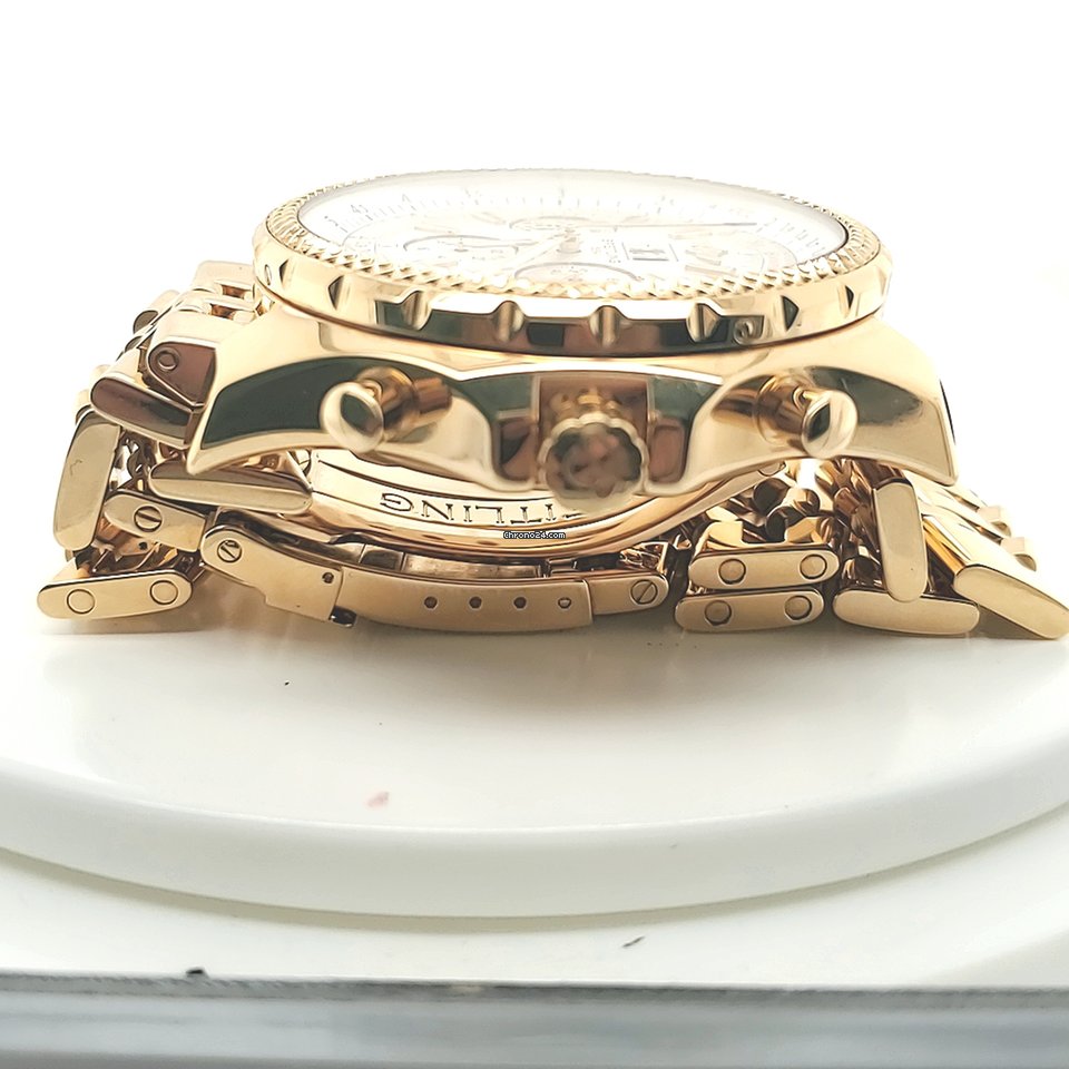 IMG_9081 Breitling Bentley 6.75 Mens watch Unisex Automatic Yellow gold K44362 Replica 6