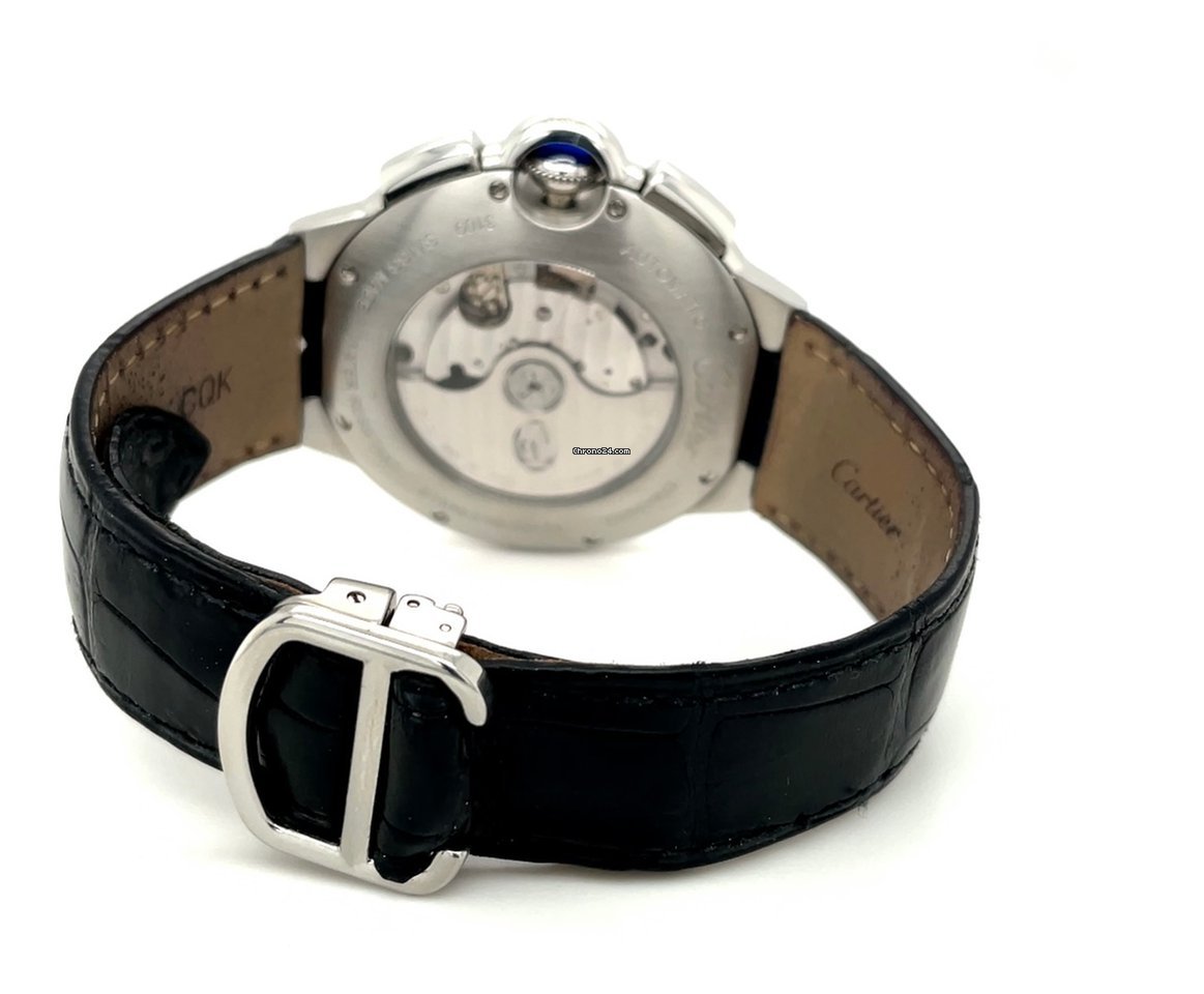 IMG_9081 Cartier Ballon Bleu 44mm Mens watch Unisex Automatic Steel W6920003 Replica 6