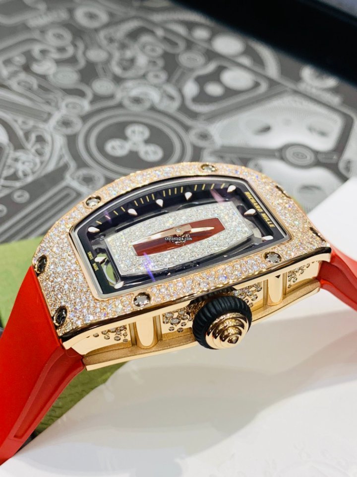 IMG_9081 Richard Mille RM 07 Womens watch Automatic Rose gold RM07-01 Rose Gold Replica 6