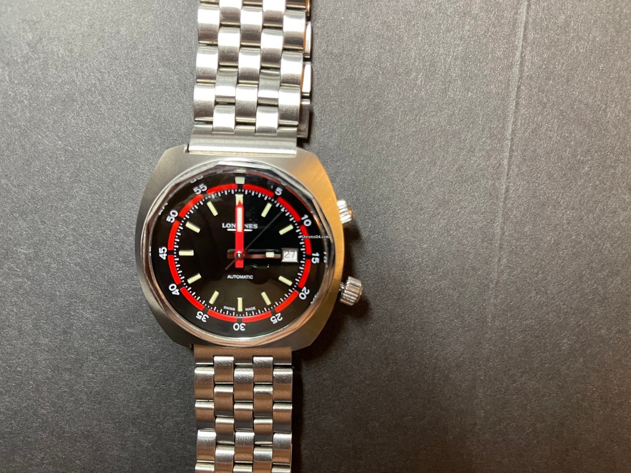 IMG_9081 Longines Heritage Mens watch Unisex Automatic Steel L2.795.4 Replica 6