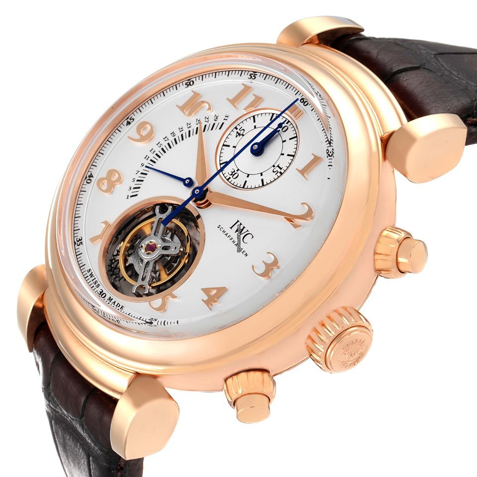 IMG_9081 IWC Da Vinci Chronograph Mens watch Unisex Automatic Rose gold IW393101 Replica 6