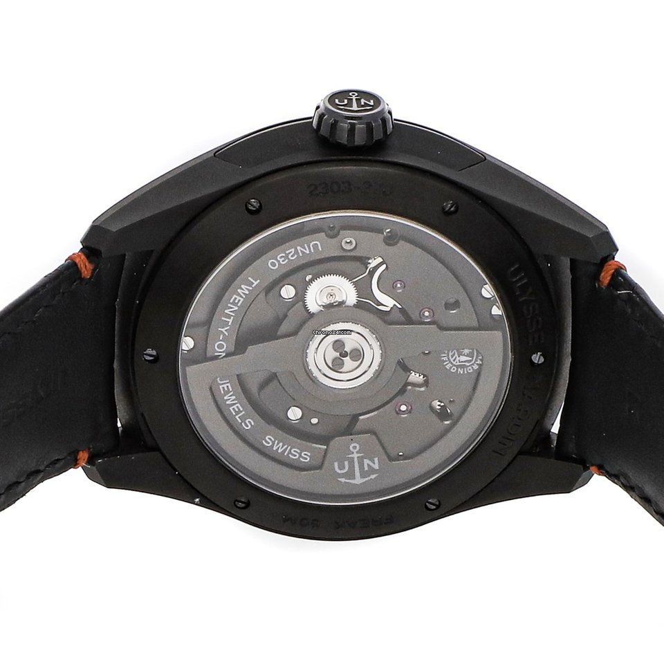 IMG_9081 Ulysse Nardin Freak Mens watch Unisex Automatic Titanium 2303-270 BLACK Replica 6