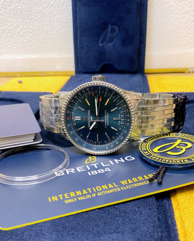 IMG_9081 Breitling Navitimer Mens watch Unisex Automatic Steel A17395161C1A1 Replica 6