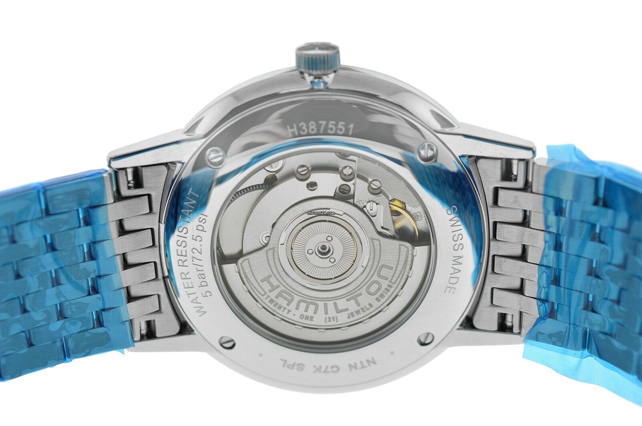 IMG_9081 Hamilton Intra-Matic Mens watch Unisex Automatic Steel H38755151 Replica 6