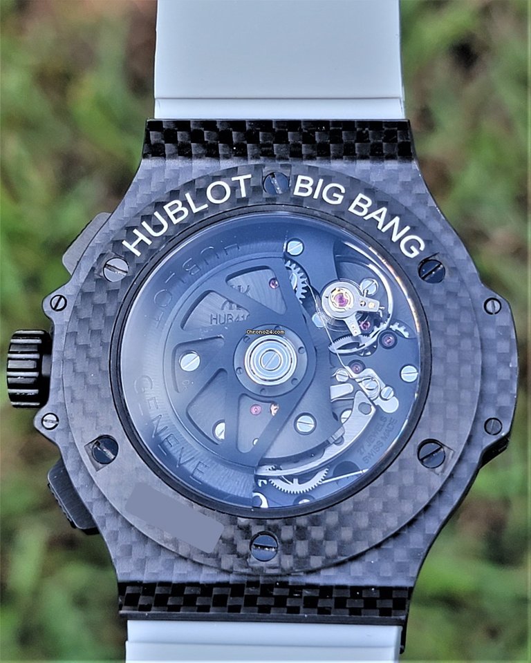 Hublot Big Bang 44 mm Mens watch Unisex Automatic Carbon 301.QX.1724.RX Replica 6
