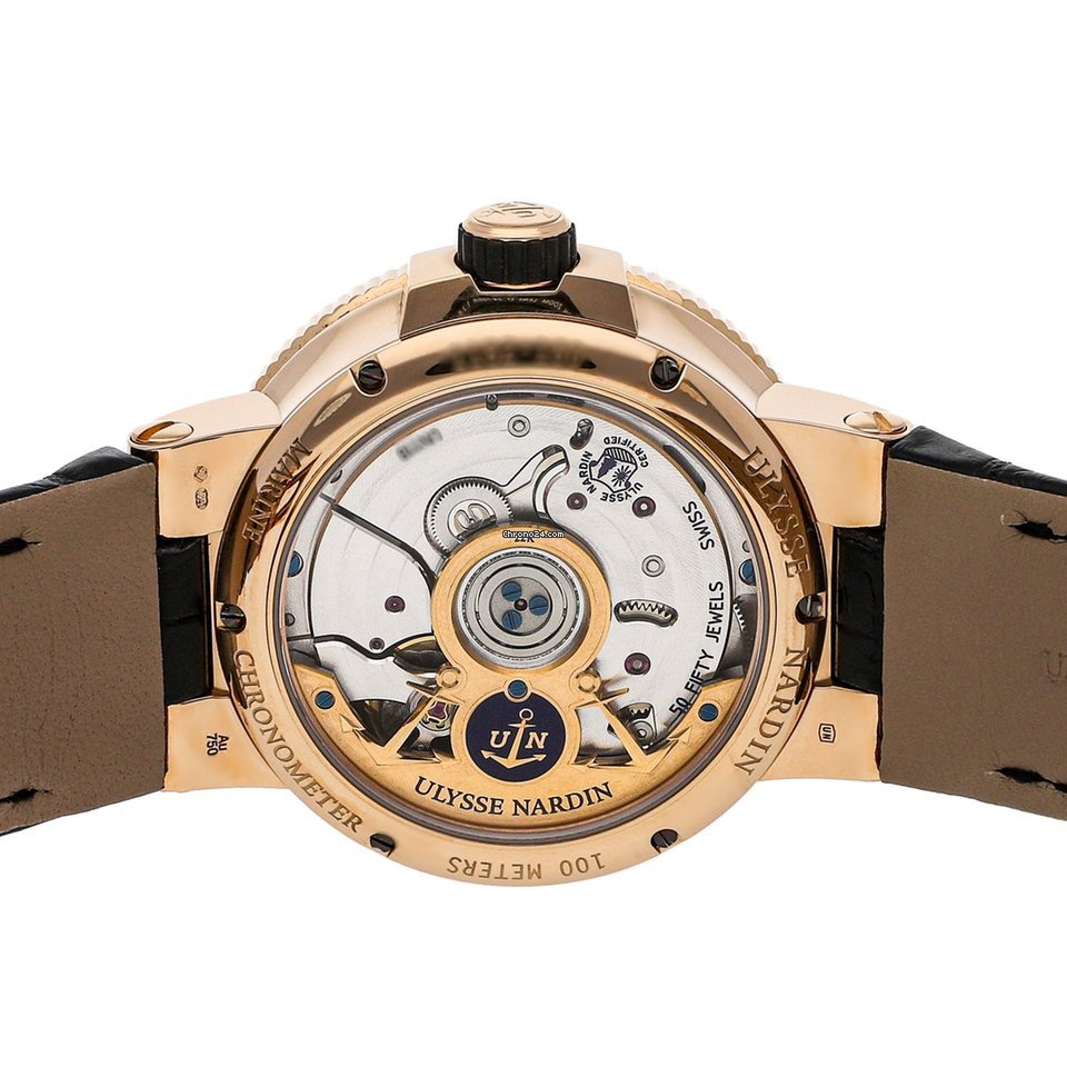 Ulysse Nardin Marine Mens watch Unisex Automatic Rose gold 1182-160 490 Replica 6
