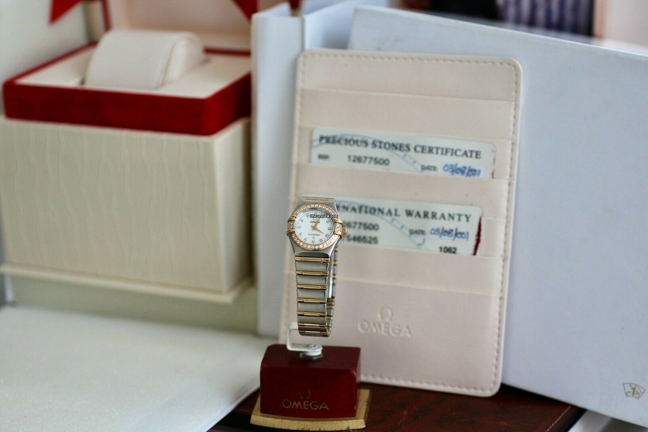 IMG_9081 Omega Constellation Womens watch Quartz Gold Steel 1267.75.00 Replica 6