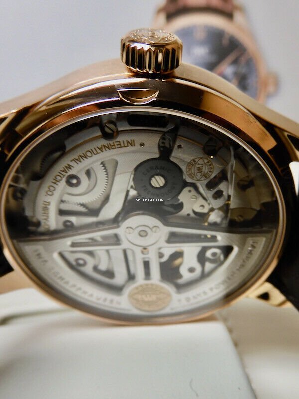 IMG_9081 IWC Portuguese Automatic Automatic Rose gold IW500702 Replica 6