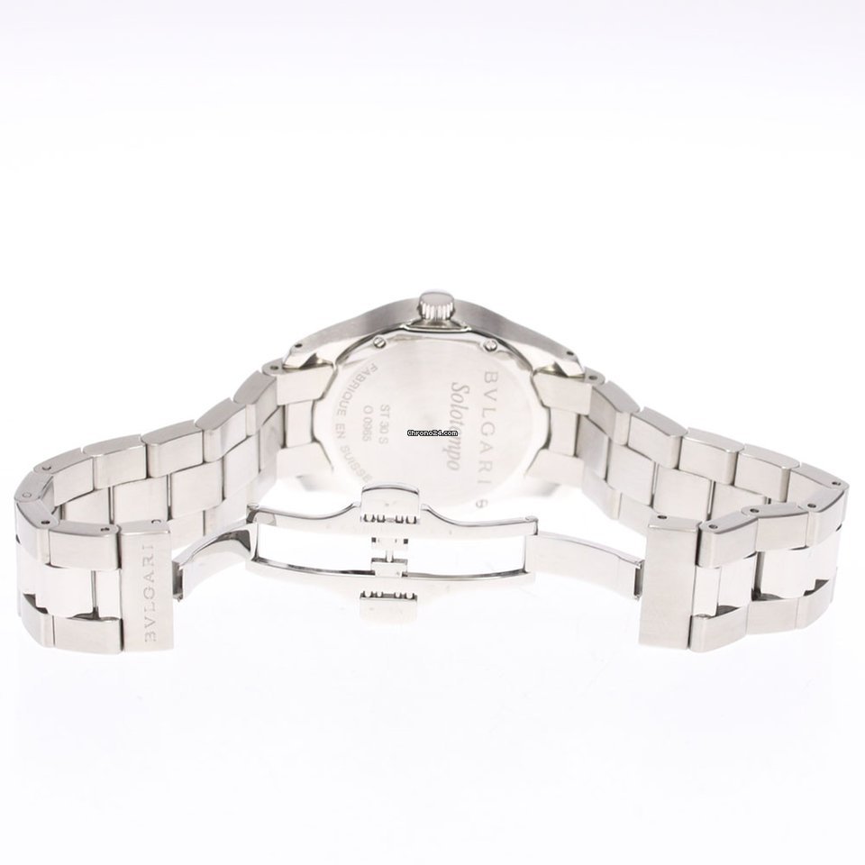 IMG_9081 Bulgari Mens watch Unisex Quartz Steel ST30S Replica 6