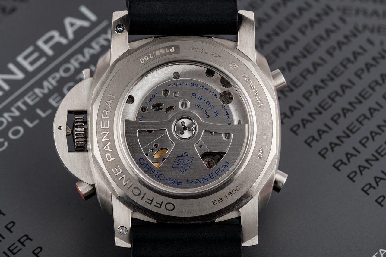 IMG_9081 Panerai Luminor 1950 Regatta 3 Days Chrono Flyback Automatic Titanium PAM00526 Replica 6