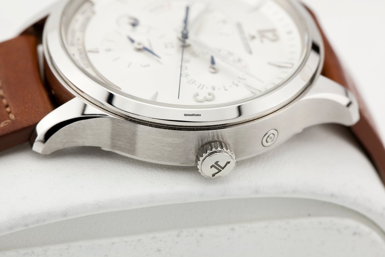 IMG_9081 Jaeger-LeCoultre Master Geographic Mens watch Unisex Automatic Steel 4128420 Replica 6