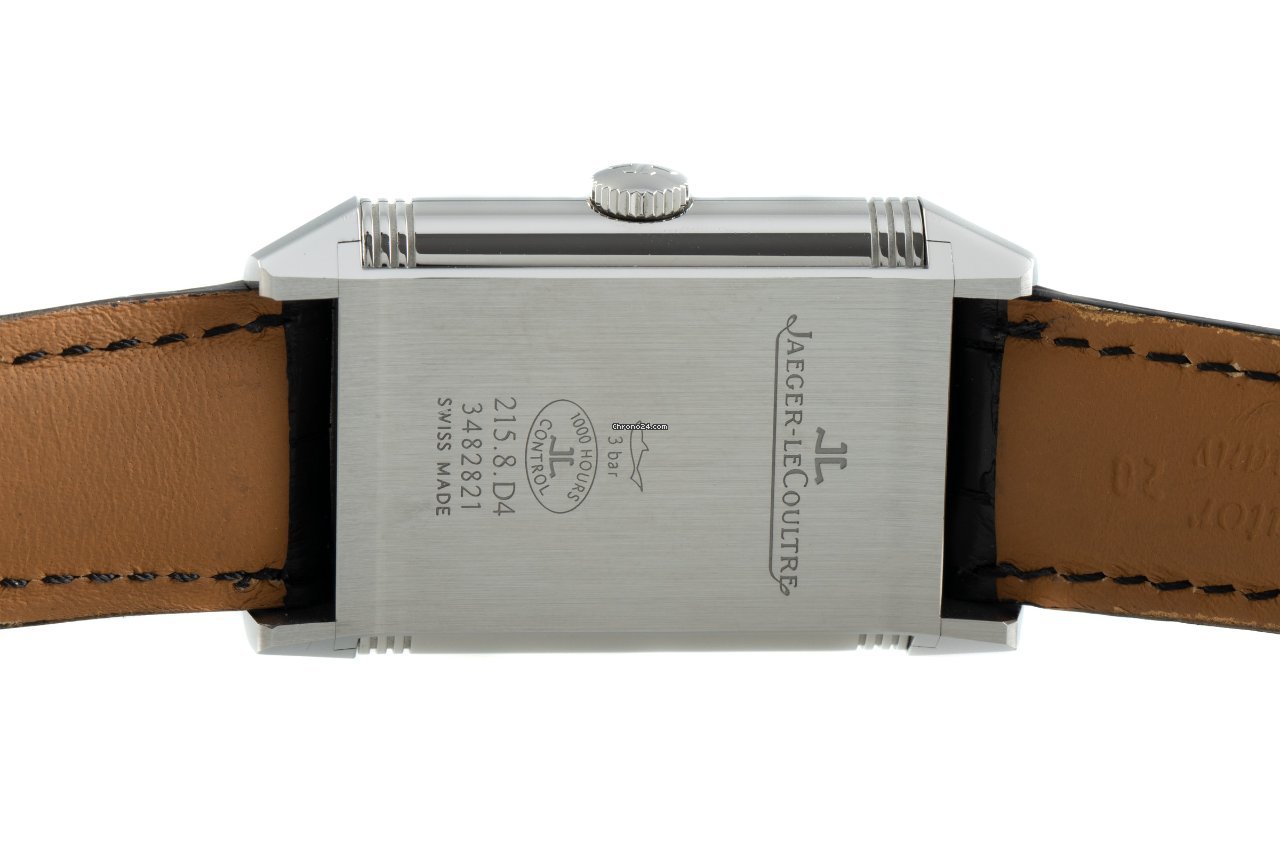 IMG_9081 Jaeger-LeCoultre Reverso Duoface Mens watch Unisex Manual winding Steel 215.8.D4 Replica 6