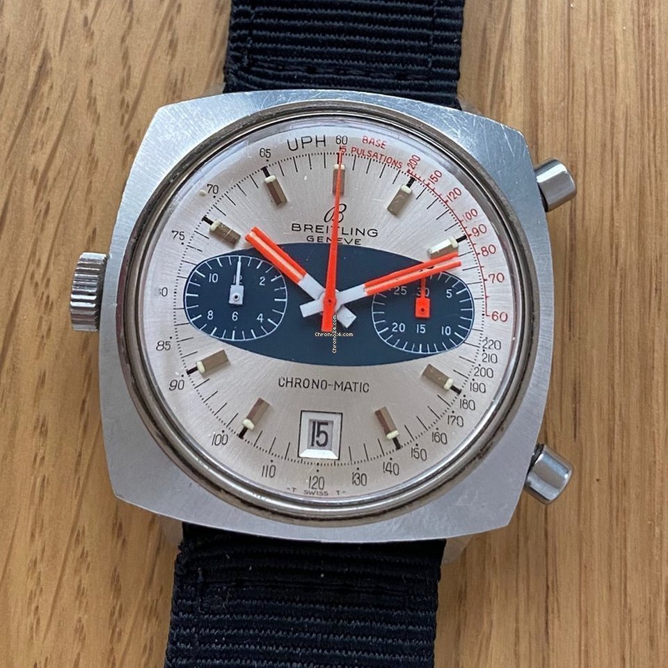 IMG_9081 Breitling Chrono-Matic Mens watch Unisex Automatic Steel 2111 Replica 6