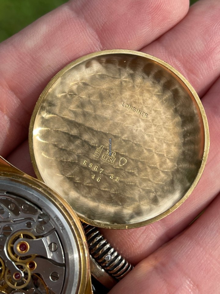 IMG_9081 Longines Mens watch Unisex Manual winding Rose gold 5967 Replica 6