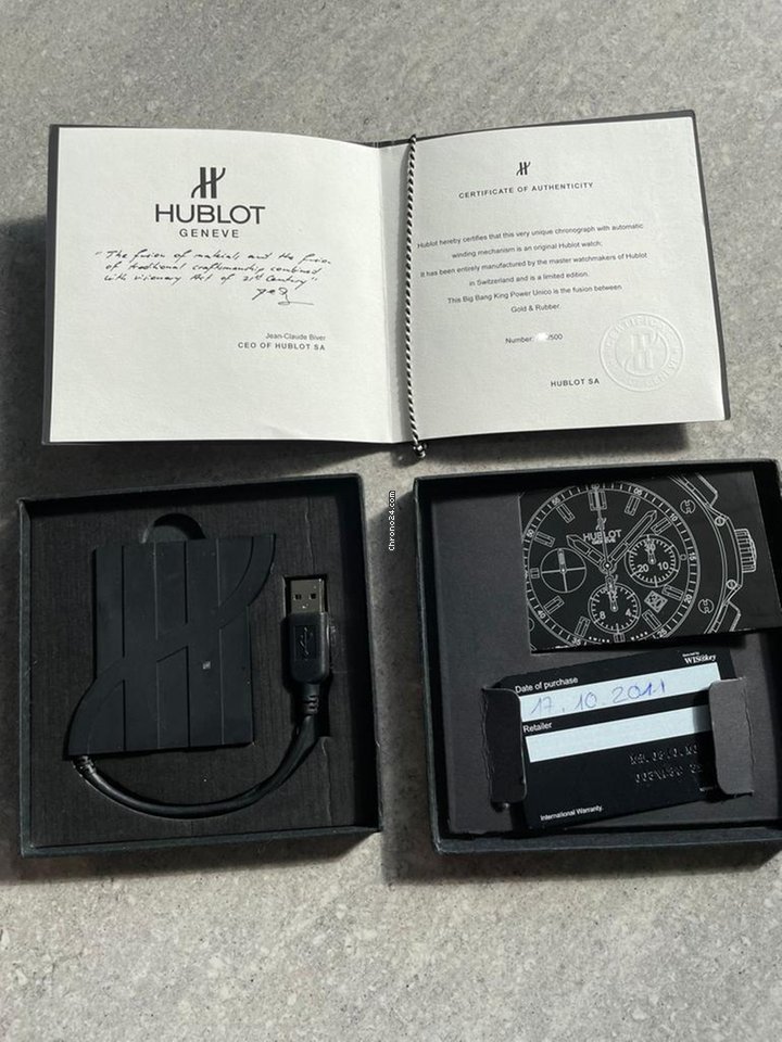 IMG_9081 Hublot King Power Mens watch Unisex Automatic Rose gold 701.OX.0180.RX Replica 6