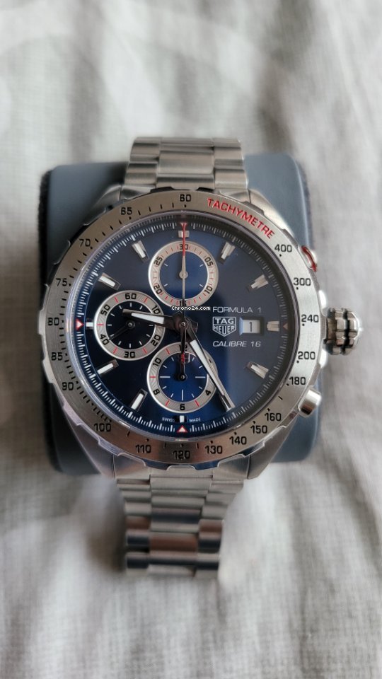 IMG_9081 TAG Heuer Formula 1 Calibre 16 Mens watch Unisex Automatic Steel EA0013 Replica 6
