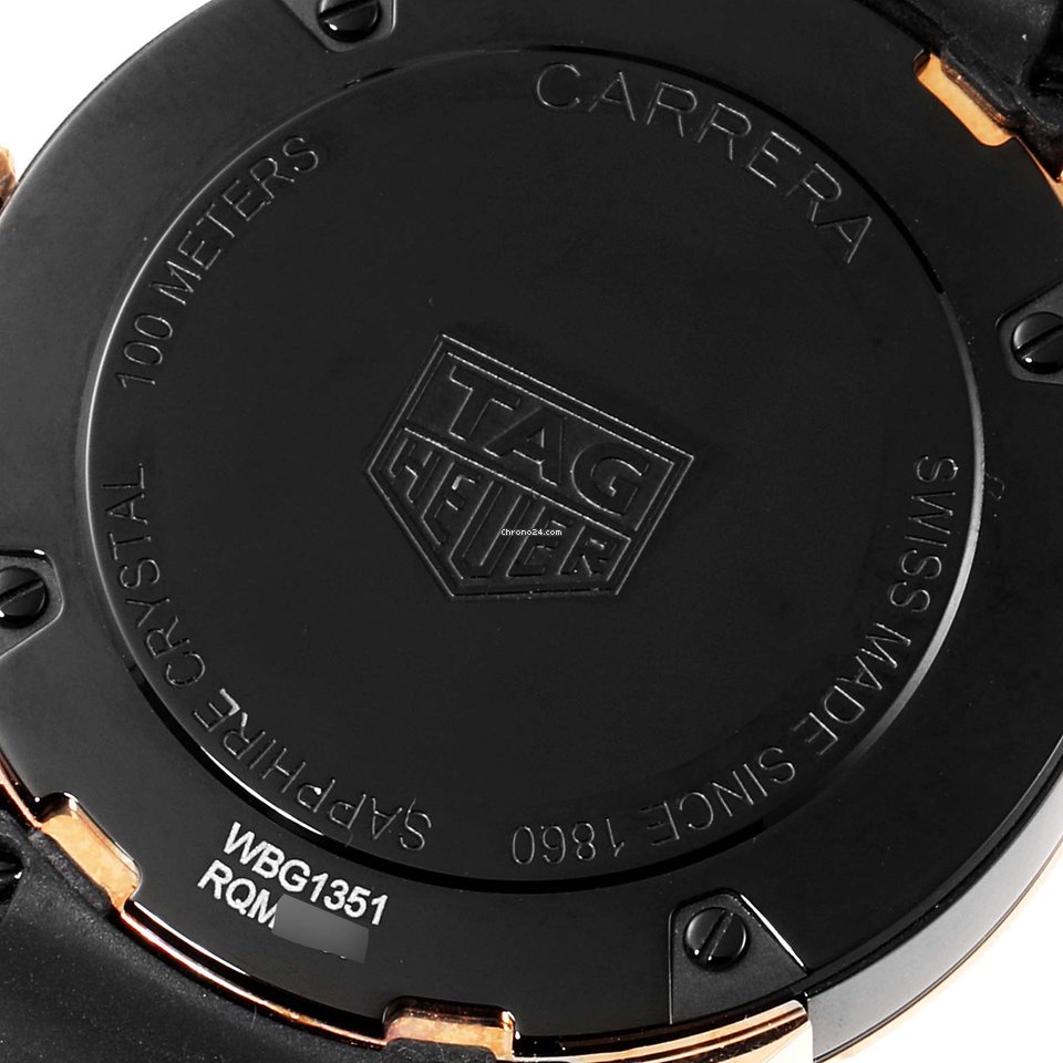 TAG Heuer Carrera Lady Womens watch Quartz Gold Steel WBG1351.FC6418 Replica 6