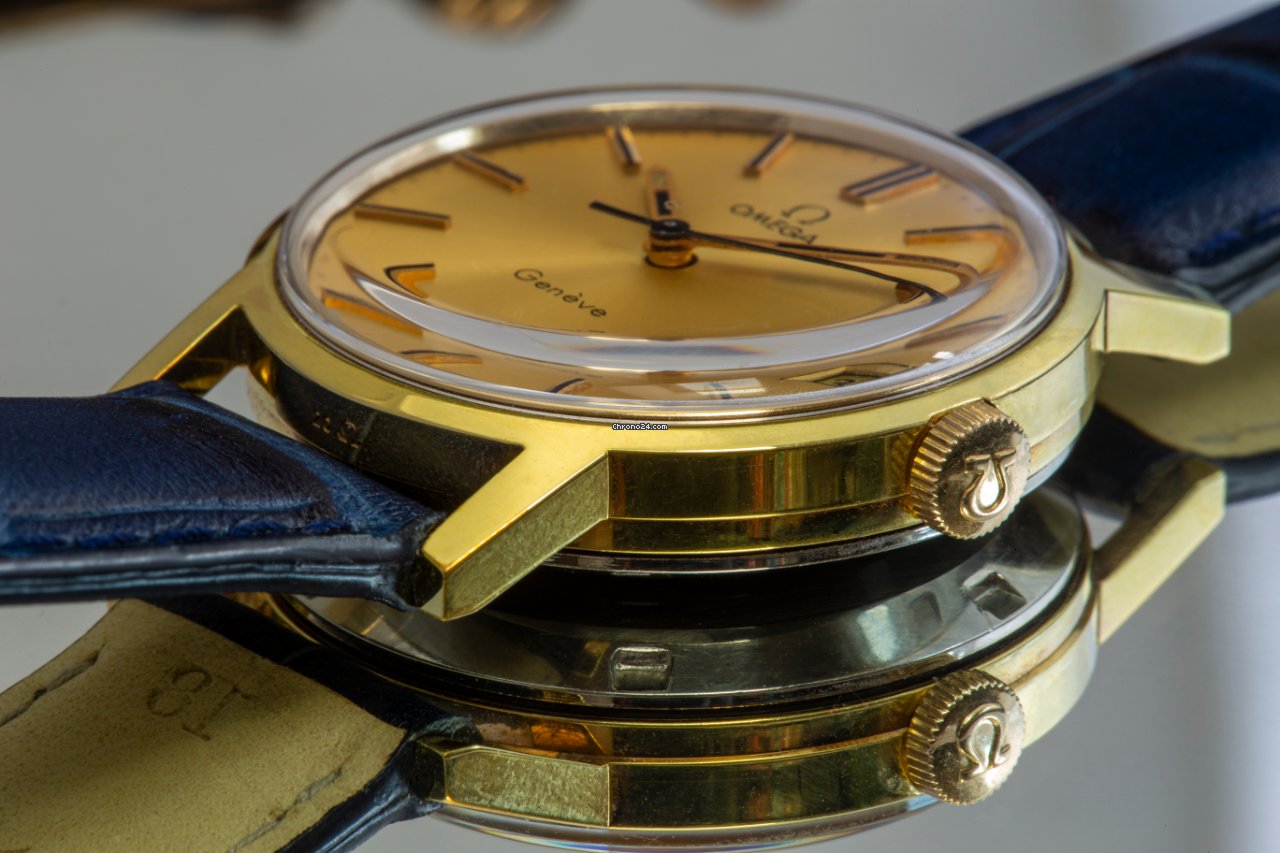 IMG_9081 Omega Geneve Mens watch Unisex Manual winding Gold Steel 166.0117 Replica 6