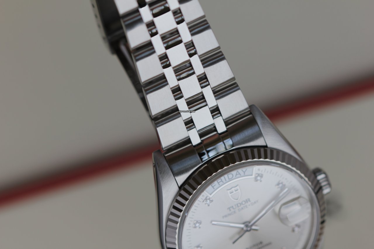 IMG_9081 Tudor Prince Date Mens watch Unisex Automatic Steel 76214 Diamonds dial Replica 6
