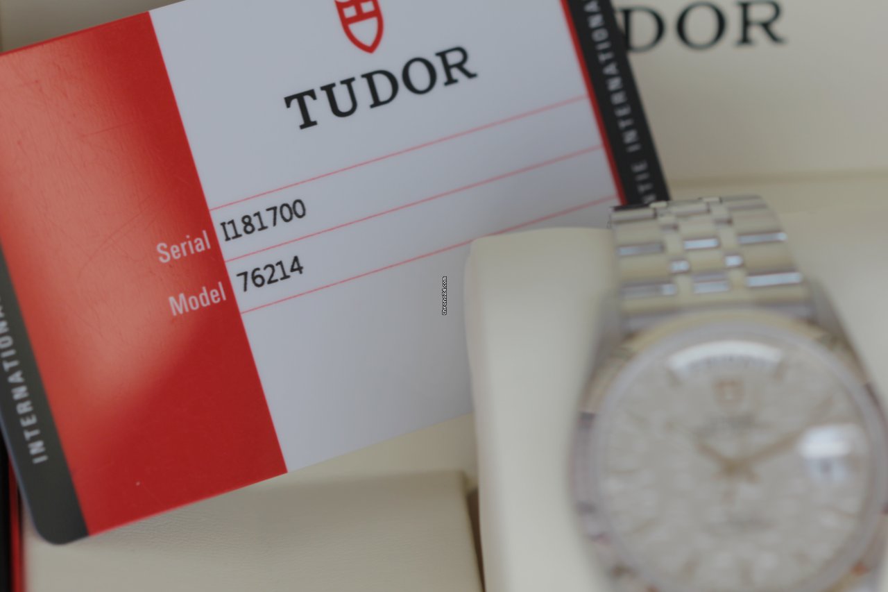 Tudor Prince Date Mens watch Unisex Automatic Steel 76214 Linen dial Replica 6