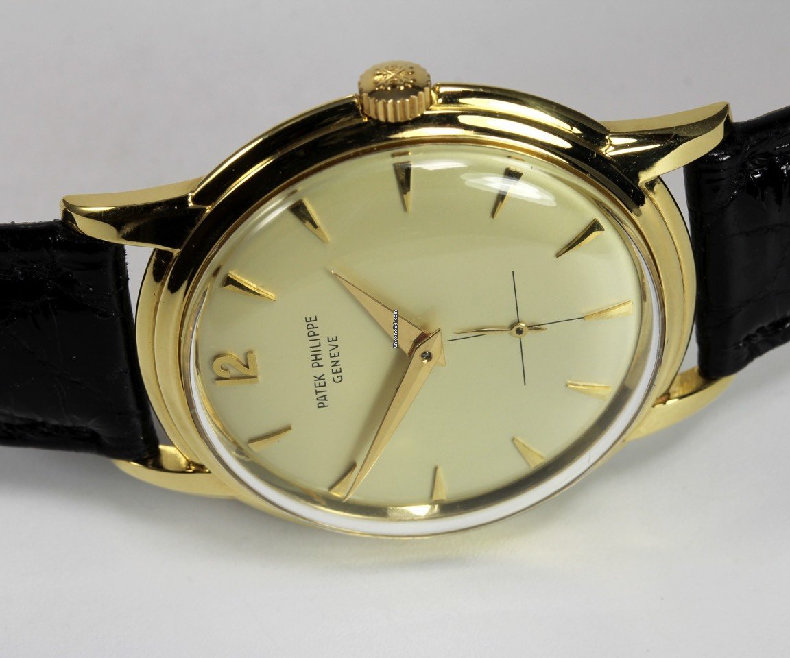 IMG_9081 Patek Philippe Calatrava Mens watch Unisex Manual winding Yellow gold 2525 Replica 6