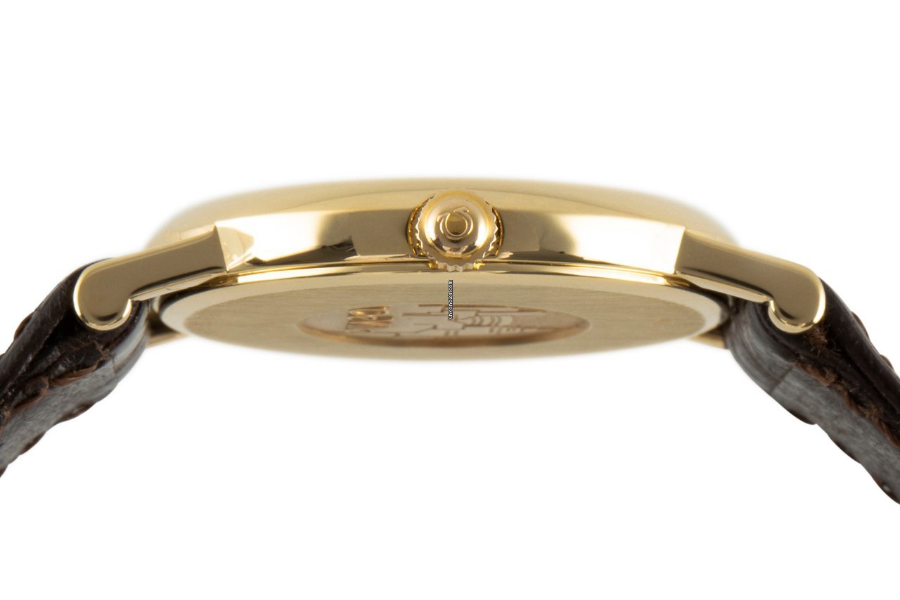 Omega De Ville Womens watch Quartz Yellow gold 595.1111 Replica 6